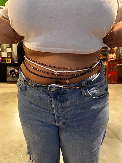 Custom Elastic Waistbead W/ Charms (DM After Purchase)