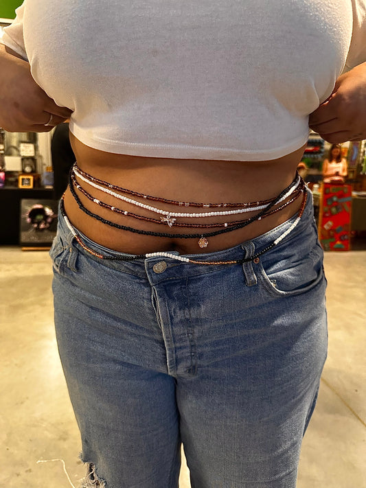 Custom Elastic Waistbead W/ Charms (DM After Purchase)